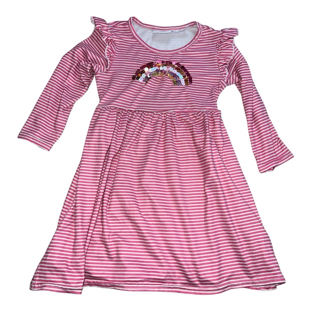 Rainbow Toddler Dress